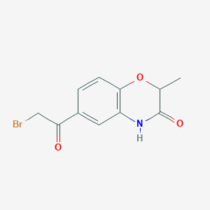 6-(2-bromoacetyl)-2-methyl-3,4-dihydro-2H-1,4-benzoxazin-3-one
