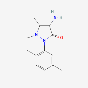 4-amino-2-(2,5-dimethylphenyl)-1,5-dimethyl-2,3-dihydro-1H-pyrazol-3-one