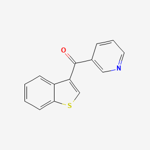 molecular formula C14H9NOS B1523132 3-(1-苯并噻吩-3-羰基)吡啶 CAS No. 1094639-91-4