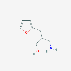 molecular formula C8H13NO2 B1523149 3-Amino-2-(2-furylmethyl)-1-propanol CAS No. 949226-57-7