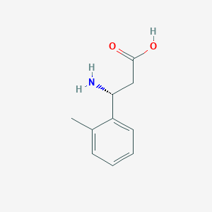 molecular formula C10H13NO2 B152315 (R)-3-Amino-3-(o-tolyl)propanoic acid CAS No. 752198-38-2