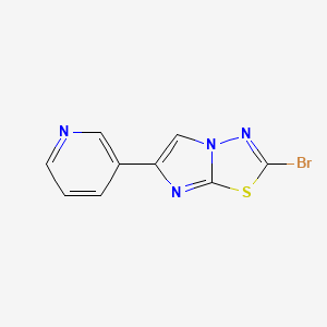 3-{2-Bromoimidazo[2,1-b][1,3,4]thiadiazol-6-yl}pyridine