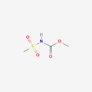 molecular formula C3H7NO4S B15231737 Methyl methylsulfonylcarbamate CAS No. 88511-15-3