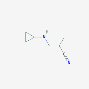 3-(Cyclopropylamino)-2-methylpropanenitrile