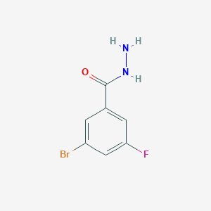 molecular formula C7H6BrFN2O B1523183 3-Bromo-5-fluorobenzohydrazide CAS No. 1094510-55-0