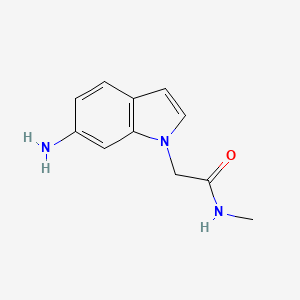 2-(6-amino-1H-indol-1-yl)-N-methylacetamide