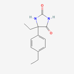 5-Ethyl-5-(4-ethylphenyl)imidazolidine-2,4-dione