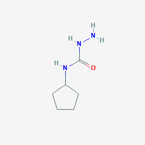 molecular formula C6H13N3O B1523188 3-Amino-1-cyclopentylurea CAS No. 1094481-45-4