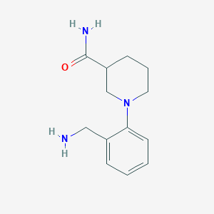molecular formula C13H19N3O B1523204 1-[2-(Aminomethyl)phenyl]piperidine-3-carboxamide CAS No. 1020969-97-4