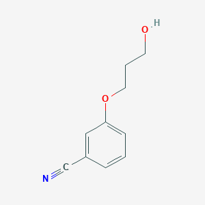 molecular formula C10H11NO2 B1523206 3-(3-Hydroxypropoxy)benzonitrile CAS No. 935758-93-3