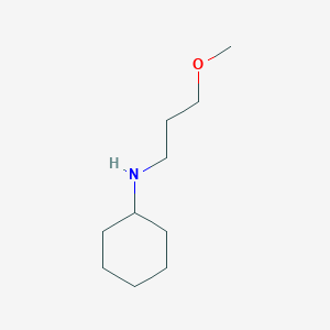 molecular formula C10H21NO B15232130 N-(3-Methoxypropyl)cyclohexanamine 