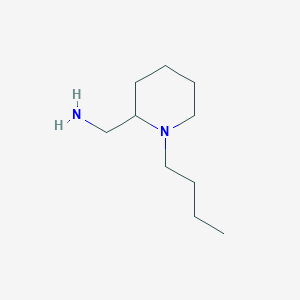 molecular formula C10H22N2 B1523216 (1-丁基哌啶-2-基)甲胺 CAS No. 1019341-68-4