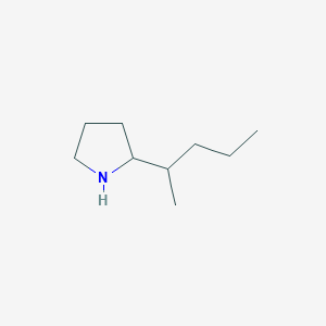 molecular formula C9H19N B1523219 2-(Pentan-2-yl)pyrrolidine CAS No. 1042652-17-4