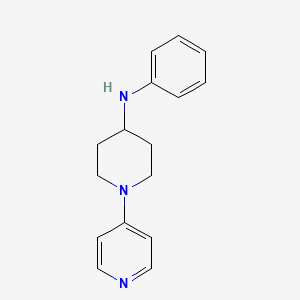 molecular formula C16H19N3 B1523230 N-phenyl-1-(pyridin-4-yl)piperidin-4-amine CAS No. 1094484-20-4