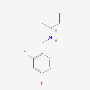 molecular formula C11H15F2N B1523234 (Butan-2-yl)[(2,4-difluorophenyl)methyl]amine CAS No. 1019500-19-6