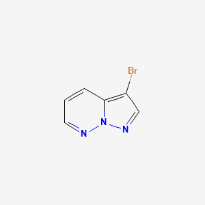molecular formula C6H4BrN3 B1523243 3-Bromopyrazolo[1,5-B]pyridazine CAS No. 1137949-68-8