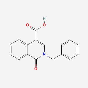 molecular formula C17H13NO3 B1523247 2-Benzyl-1-oxo-1,2-dihydroisoquinoline-4-carboxylic acid CAS No. 1340968-02-6