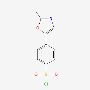 4-(2-Methyl-1,3-oxazol-5-yl)benzenesulfonyl chloride