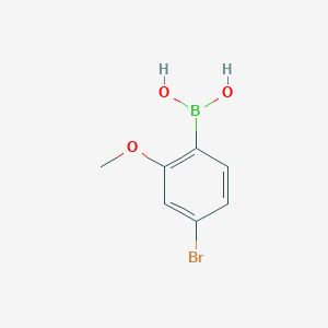 molecular formula C7H8BBrO3 B1523253 4-Bromo-2-methoxyphenylboronic acid CAS No. 889849-21-2