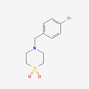 B1523277 4-(4-Bromo-benzyl)-thiomorpholine 1,1-dioxide CAS No. 1044924-09-5