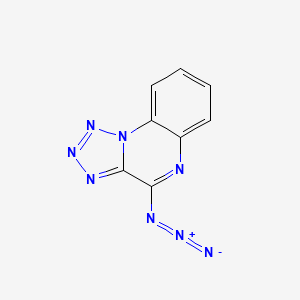molecular formula C8H4N8 B1523278 4-Azido-[1,2,3,4]tetrazolo[1,5-a]quinoxaline CAS No. 66648-23-5