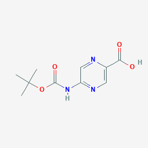 5-((tert-Butoxycarbonyl)amino)pyrazine-2-carboxylic acid