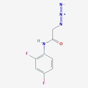 molecular formula C8H6F2N4O B1523284 2-azido-N-(2,4-difluorophenyl)acetamide CAS No. 1093981-68-0