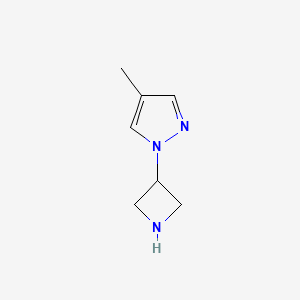 B1523288 1-(azetidin-3-yl)-4-methyl-1H-pyrazole CAS No. 1311569-50-2