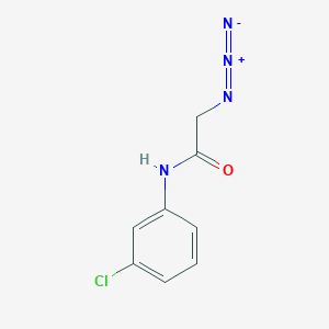 molecular formula C8H7ClN4O B1523294 2-azido-N-(3-chlorophenyl)acetamide CAS No. 215320-57-3