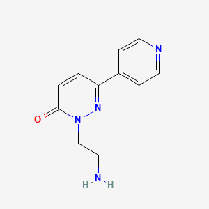 2-(2-aminoethyl)-6-pyridin-4-ylpyridazin-3(2H)-one