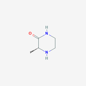 molecular formula C5H10N2O B152332 (R)-3-甲基哌嗪-2-酮 CAS No. 922178-61-8