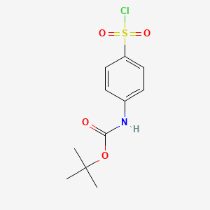 tert-Butyl (4-(chlorosulfonyl)phenyl)carbamate