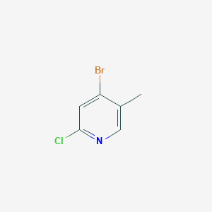 molecular formula C6H5BrClN B1523330 4-Bromo-2-chloro-5-methylpyridine CAS No. 867279-13-8