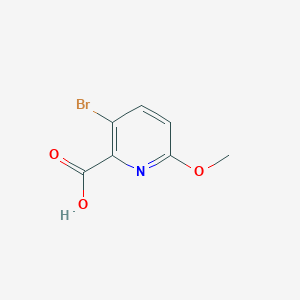 molecular formula C7H6BrNO3 B1523331 3-Bromo-6-methoxypicolinic acid CAS No. 1196147-56-4