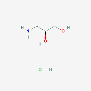 molecular formula C3H10ClNO2 B1523333 (S)-3-aminopropane-1,2-diol hydrochloride CAS No. 209849-99-0