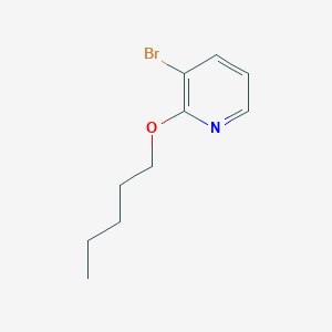 molecular formula C10H14BrNO B1523339 3-溴-2-(戊氧基)吡啶 CAS No. 1247796-74-2