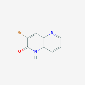 molecular formula C8H5BrN2O B1523343 3-Bromo-1,5-naphthyridin-2(1H)-one CAS No. 859986-64-4