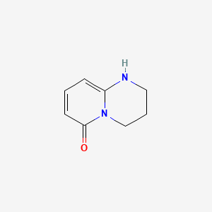 molecular formula C8H10N2O B1523353 3,4-dihydro-1H-pyrido[1,2-a]pyrimidin-6(2H)-one CAS No. 1000981-74-7