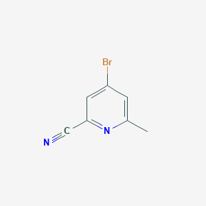4-Bromo-6-methylpyridine-2-carbonitrile