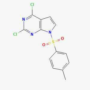 2,4-dichloro-7-tosyl-7H-pyrrolo[2,3-d]pyrimidine