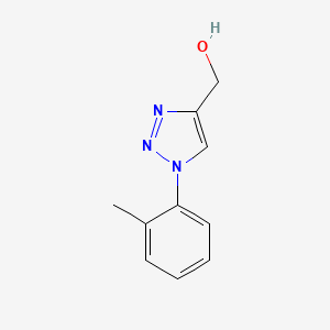 molecular formula C10H11N3O B1523366 [1-(2-methylphenyl)-1H-1,2,3-triazol-4-yl]methanol CAS No. 1096130-75-4