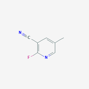 molecular formula C7H5FN2 B1523370 2-Fluoro-5-methylnicotinonitrile CAS No. 1232432-76-6