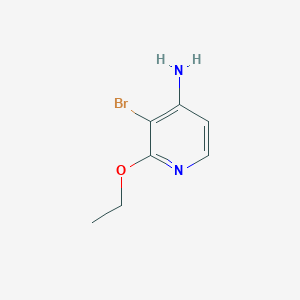 molecular formula C7H9BrN2O B1523371 3-溴-2-乙氧基吡啶-4-胺 CAS No. 1232433-25-8