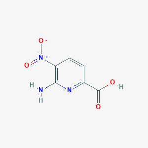 molecular formula C6H5N3O4 B1523388 6-Amino-5-nitropyridine-2-carboxylic acid CAS No. 84487-06-9