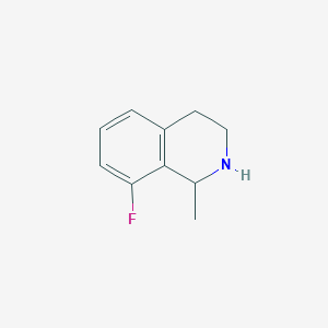molecular formula C10H12FN B1523404 8-Fluoro-1-methyl-1,2,3,4-tetrahydroisoquinoline CAS No. 1176414-86-0