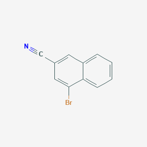 molecular formula C11H6BrN B1523408 4-溴萘-2-腈 CAS No. 496835-91-7