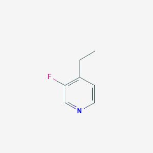 molecular formula C7H8FN B152341 4-Ethyl-3-fluoropyridine CAS No. 137234-73-2
