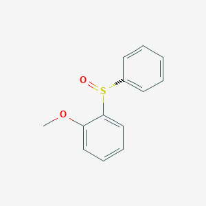 molecular formula C13H12O2S B1523410 (R)-O-Anisyl phenyl sulfoxide CAS No. 60301-04-4