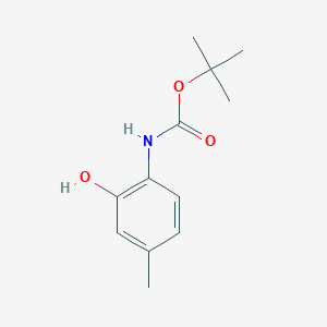 molecular formula C12H17NO3 B1523422 tert-butyl N-(2-hydroxy-4-methylphenyl)carbamate CAS No. 328267-64-7