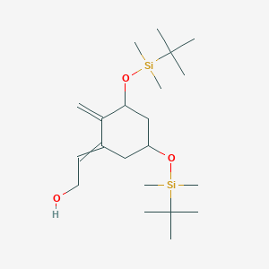 molecular formula C21H42O3Si2 B1523427 (Z)-2-((3S,5R)-3,5-bis((tert-butyldiMethylsilyl)oxy)-2-Methylenecyclohexylidene)ethanol CAS No. 81506-24-3